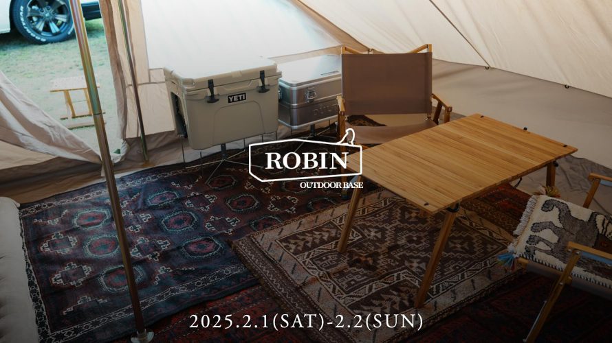 POP-UP EVENT in Robin Outdoor Base